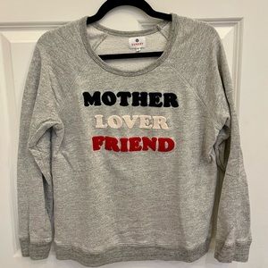 Sundry x Anthropologie Mother Lover Friend Crewneck Sweatshirt size 1